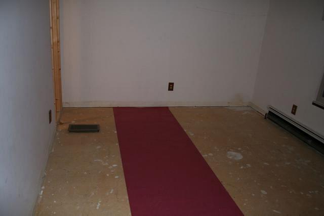Ready to work the oak floors into the living room