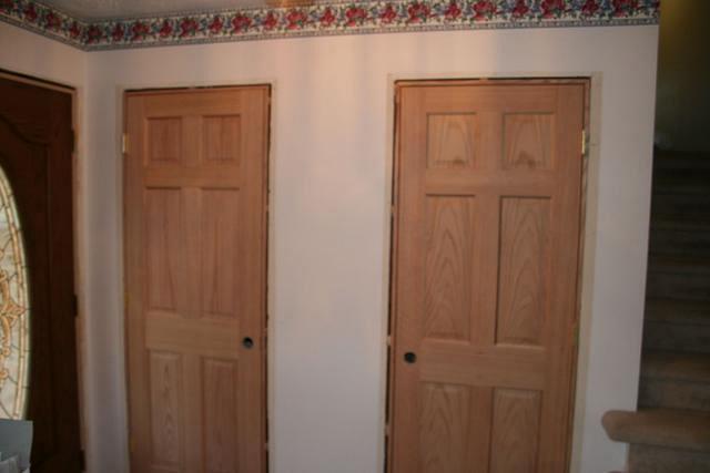 New closet doors hung