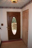 New entry door hung